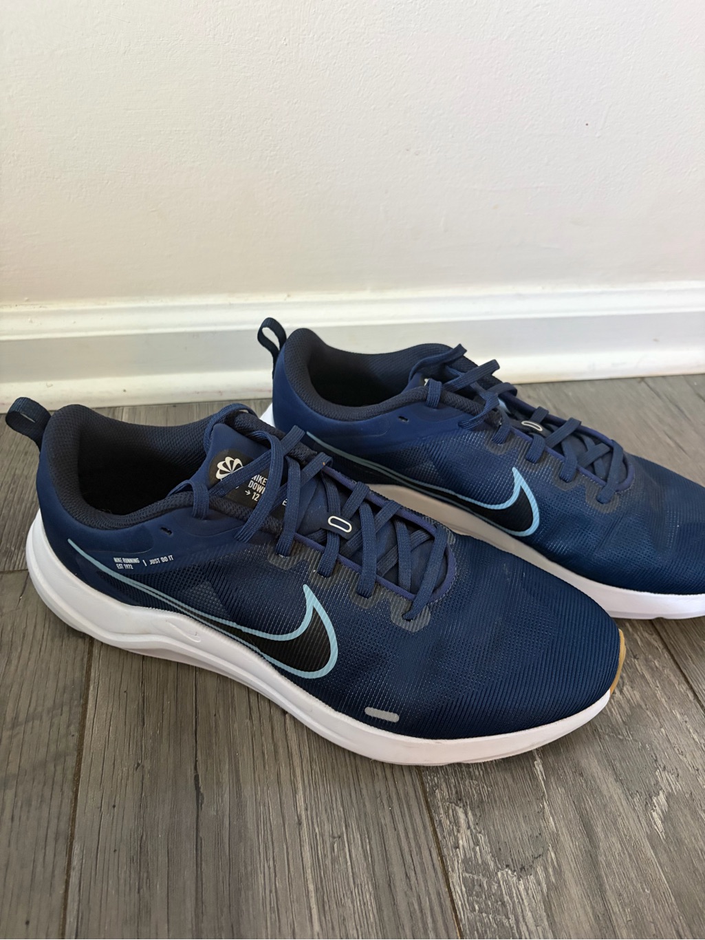 Nike Navy Blue, Downshifter 12 Road Running Shoes Size 11
